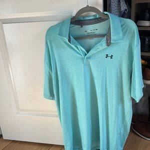 Under Armour golf polo teal blue Men’s club